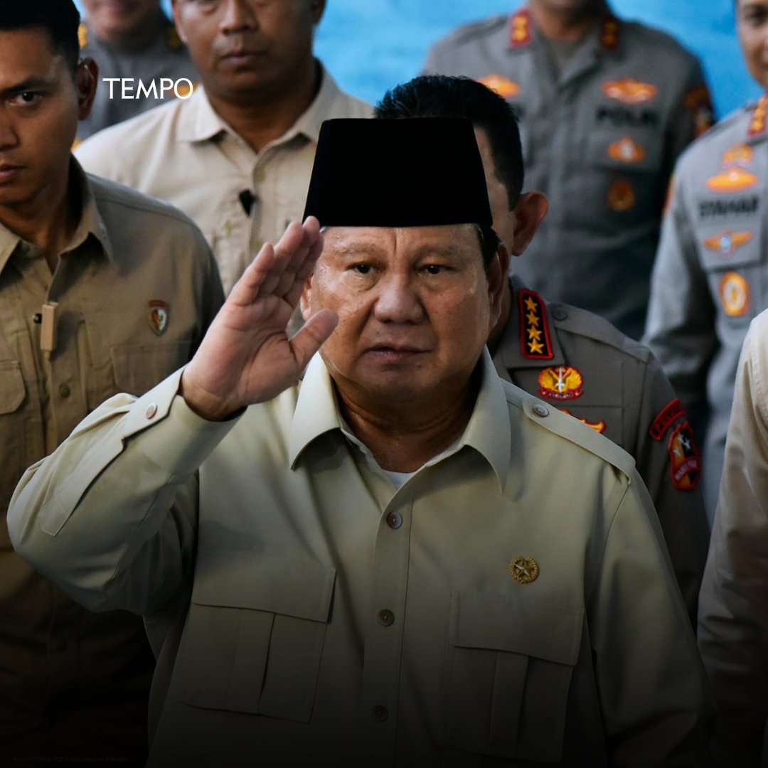 tempodotco's tweet photo. Prabowo: Penyaluran MBG Akan Lampaui McDonald's Per Harinya https://t.co/aCQXiomBnX