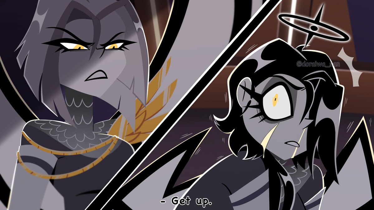 doraiwa_san's tweet image. [ Next Generation AU] 

"Scar" 

Alecto's first victory

#HazbinHotelFanart #HazbinHotel #HazbinHotelLute