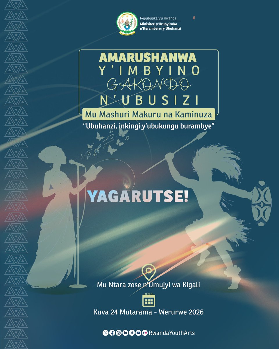 Ministry of Youth and Arts | Rwanda tweet media
