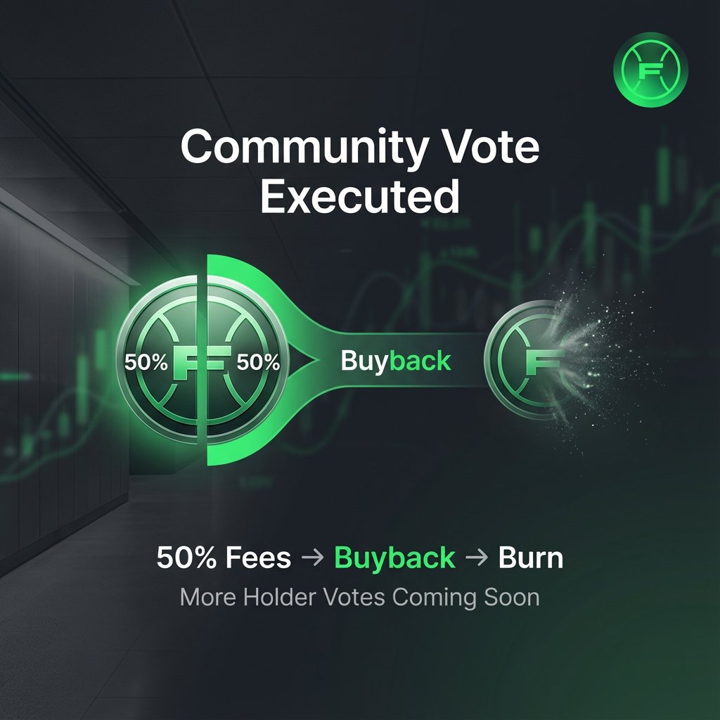 Governance in action.

✔️ Holder vote approved
✔️ 50% of fees used for $FANTC buybacks
✔️ Tokens burned 🔥 (links below)

Next up:
More votes for holders
And decisions on new tennis player investments 🎾

You decide. We execute.

Buyback: shorturl.at/RrQMf
Burn: