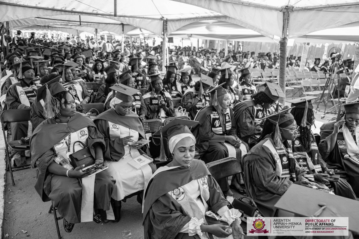 hawking_glow's tweet photo. Thread 1/4
AAMUSTED 4TH CONGREGATION
Relive some exciting moments of the Fourth Congregation. Thousands thronged the Ceremonial Grounds at the Kumasi Campus for Day 2 of the four-day ceremony.
Enjoy
Congratulations!!!
#aamustedcongregation #aamusted https://t.co/mgNrwxNDHs