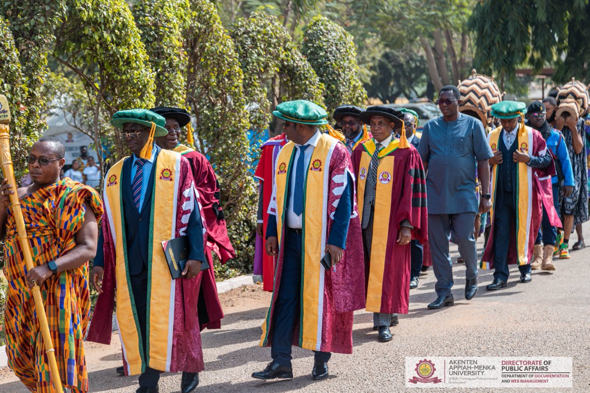 hawking_glow's tweet photo. Thread 1/4
AAMUSTED 4TH CONGREGATION
Relive some exciting moments of the Fourth Congregation. Thousands thronged the Ceremonial Grounds at the Kumasi Campus for Day 2 of the four-day ceremony.
Enjoy
Congratulations!!!
#aamustedcongregation #aamusted https://t.co/mgNrwxNDHs