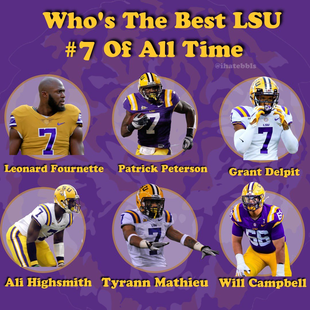 ihatebbls's tweet image. Who’s the best LSU #7 of all time ?