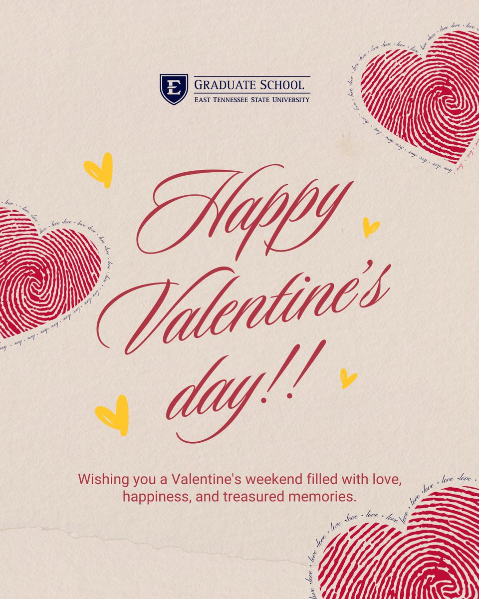 From all of us at the graduate school 💌