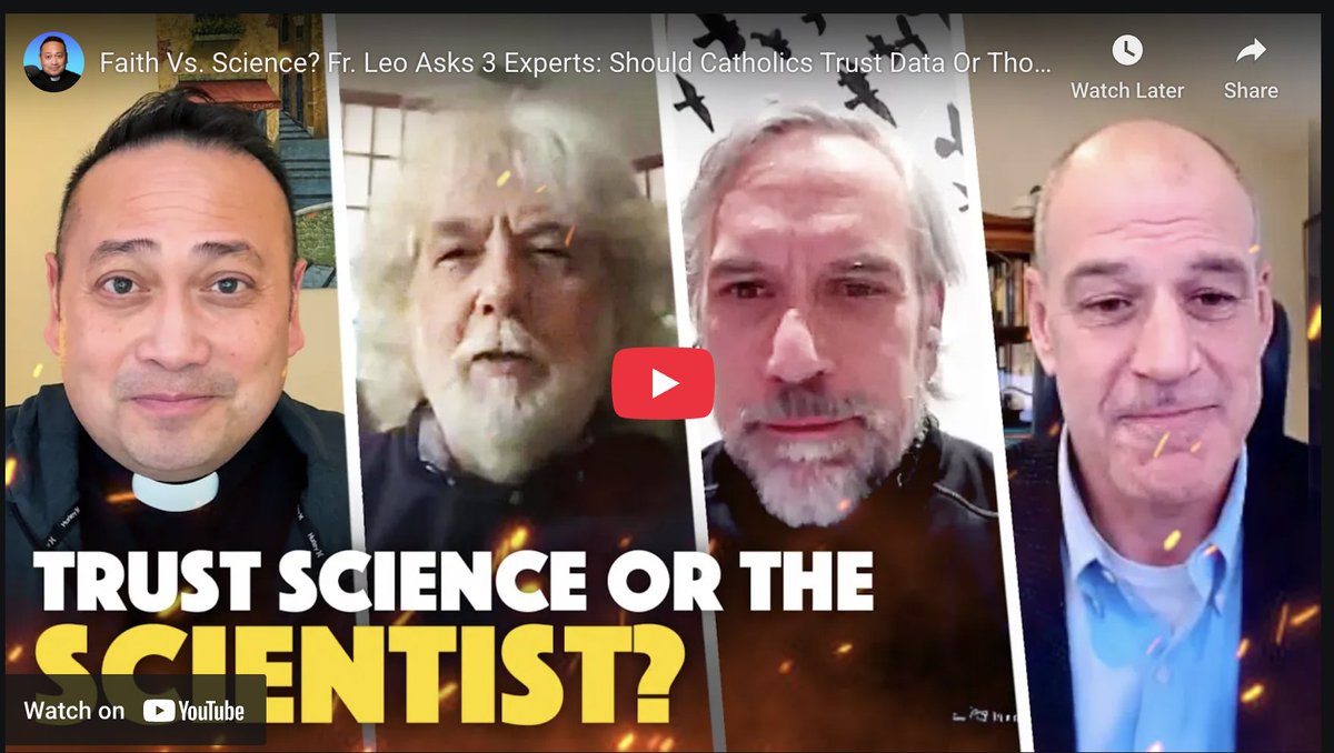 SAGILifeX's tweet photo. Faith vs. Science https://t.co/j4m5hEkxFV
Host of the popular YouTube program "The Father Leo Show", @frleoofficial discusses the misunderstood relationship between science and faith with three experts from The Saint Albert the Great Institute. #Science #Faith #Vaccines #Truth https://t.co/hItWCooetL