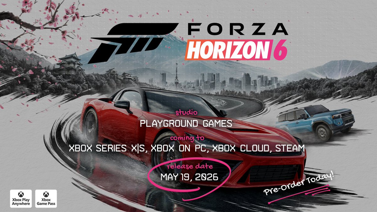 Forza Horizon 6 confirmed to launch on May 19, 2026