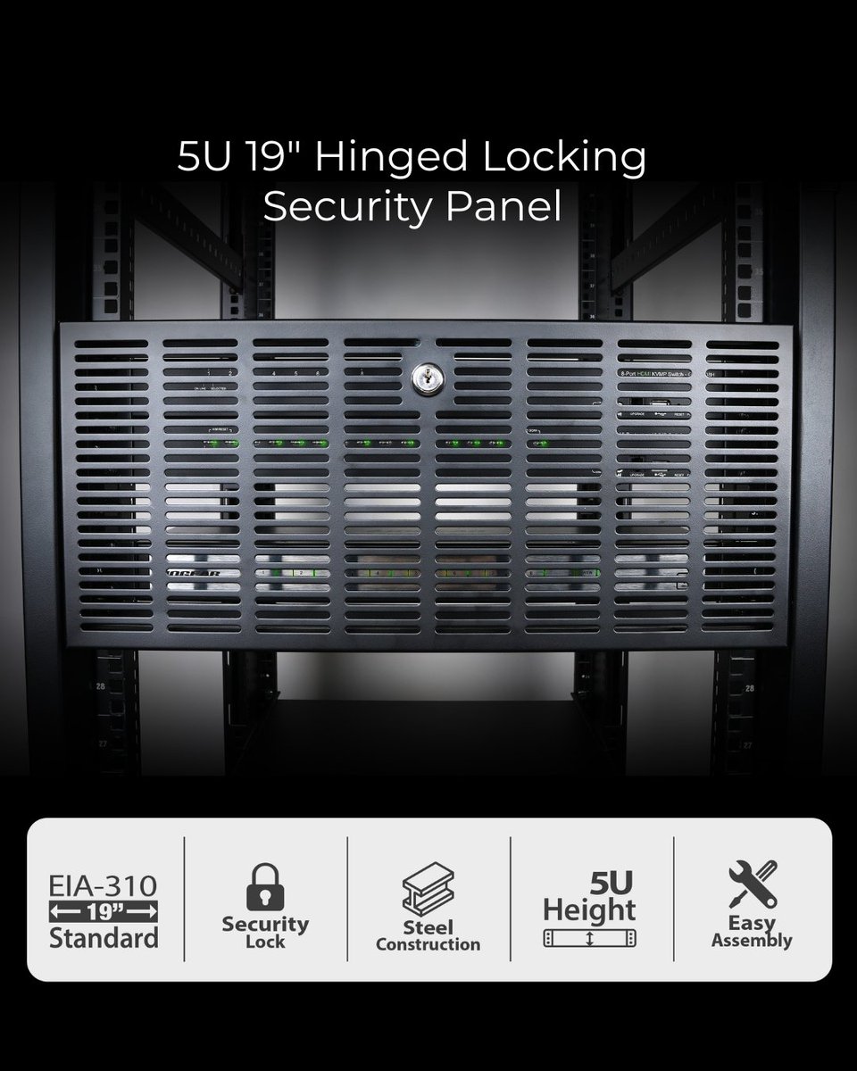 Security for your Network 🛠️🔐
 
The IOGEAR 5U Locking Security Panel (GRHSP5U) provides the physical layer of protection your network deserves. 
 
See the IOGEAR difference on our website 🔗 iogear.com/products/grhsp…
 
Place an order 📩 sales@iogear.com