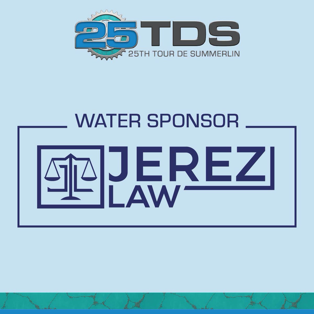 💧 Thanks to Jerez Law, official Water Sponsor of Tour de Summerlin, for keeping riders fueled mile after mile. jerezlaw.com #TourDeSummerlin #JerezLaw #ThankYouSponsors