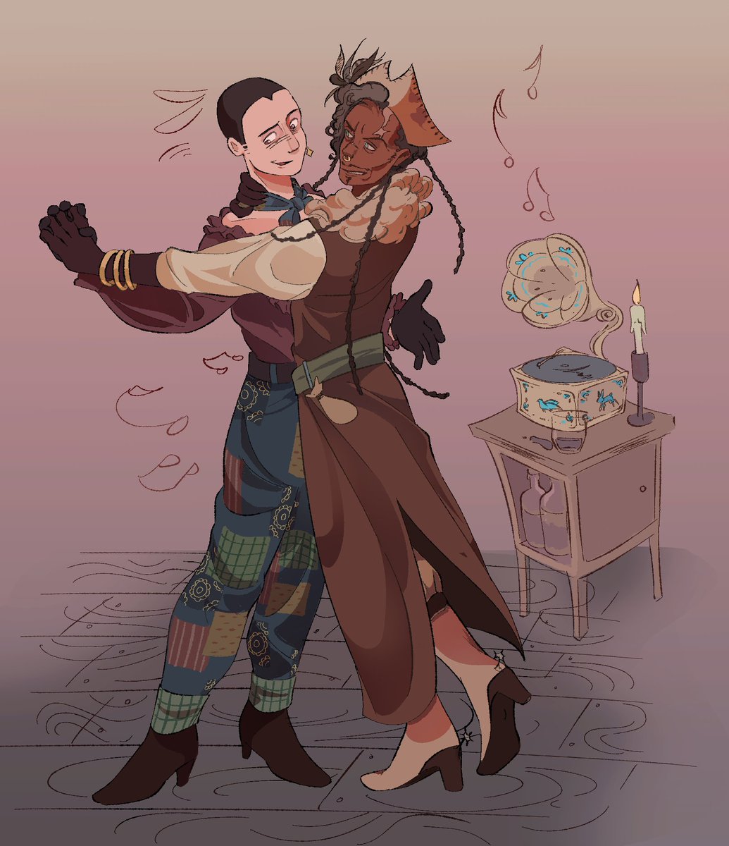 affffector's tweet image. I have slots open for couple art specifically, here are comms for @ sunbleachedflies / @ thepinkcalamity / @ djacobo 
was so cool to do them 😭
#VGen #VGenOpen #Commission #commsopen