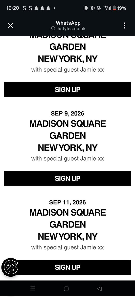 rememberfalling's tweet image. I'm sorry but birthday show in new York? Bitch even if trump wasn't ruining everything over there, I'm broke as fuck