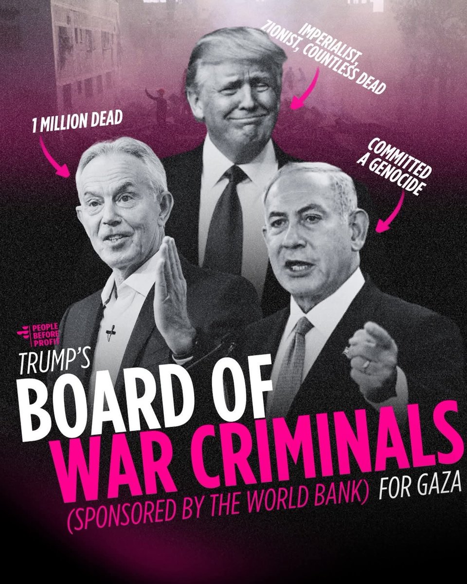 Imagine having to pay €1 billion to be a member of this club.

#BoardOfPeace 
#WarCriminals
#GazaGenocide‌