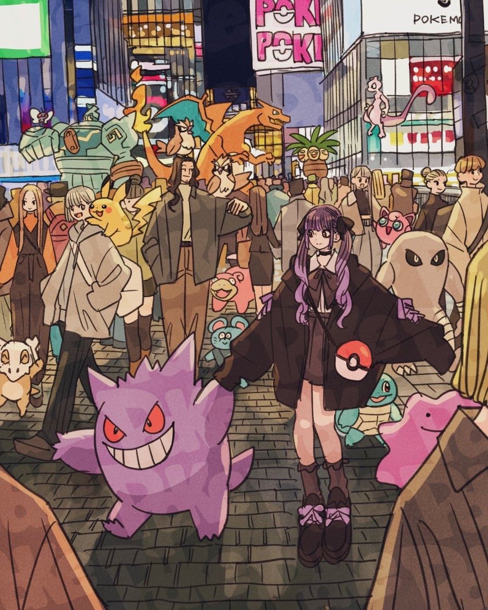 pokemon_daily's tweet photo. Pokemon art by @/ryosuketarou https://t.co/bHWlyNka55