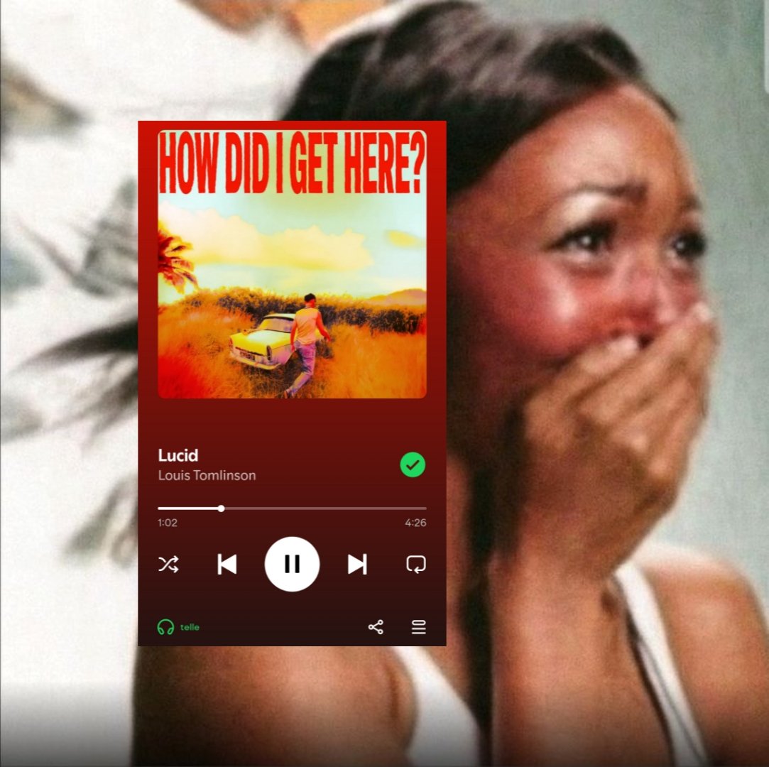 umbrolwt's tweet photo. this is me listening to lucid #HowDidIGetHere https://t.co/QEeNjnv9Yf