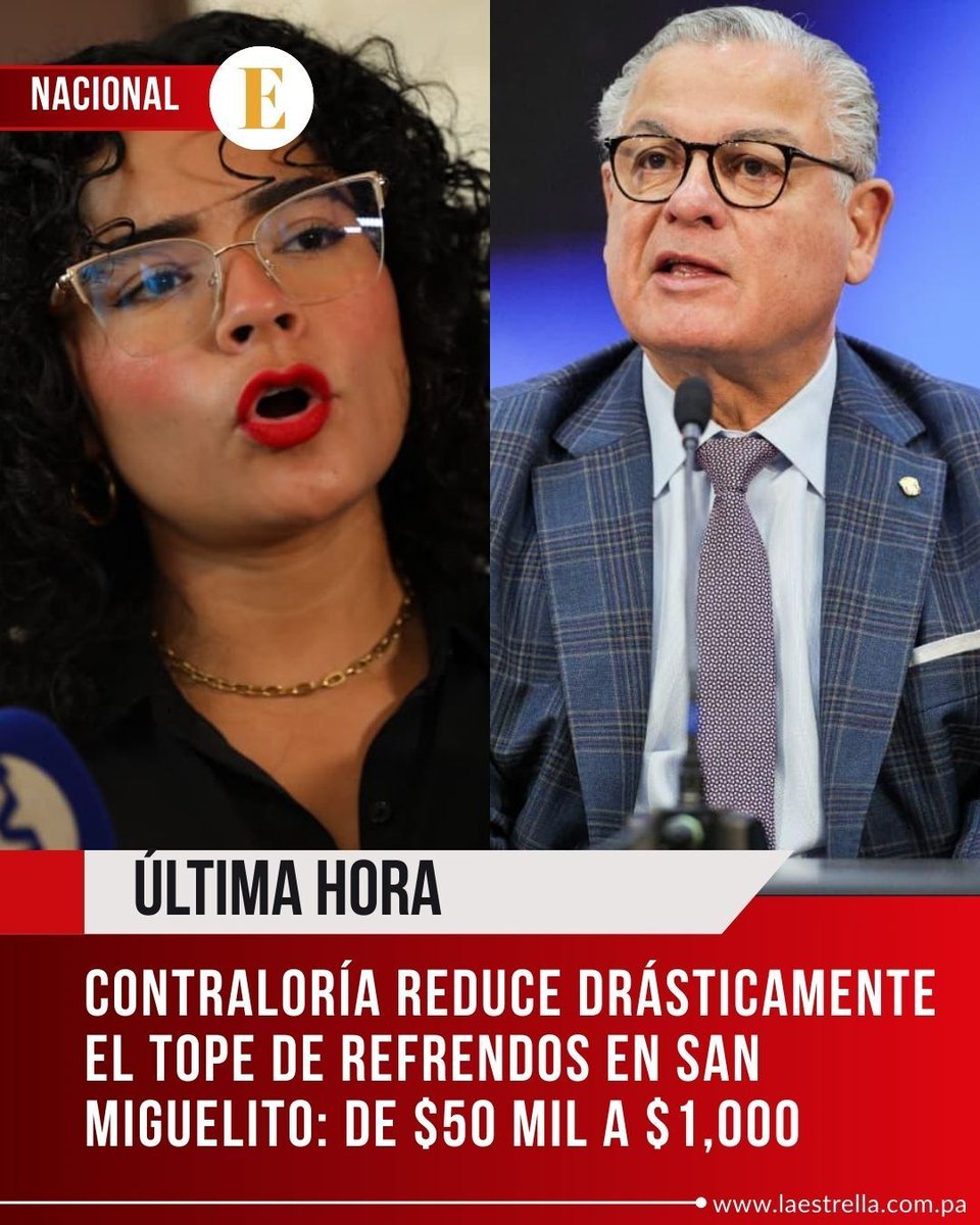 Sería bueno saber si esta medida (tan drástica) por parte de la Contraloría con el Municipio de San Miguelito es algo que se aplica en todos los municipios o ministerios, o si es algo exclusivo para San Miguelito. ¿Cuál es el sustento?