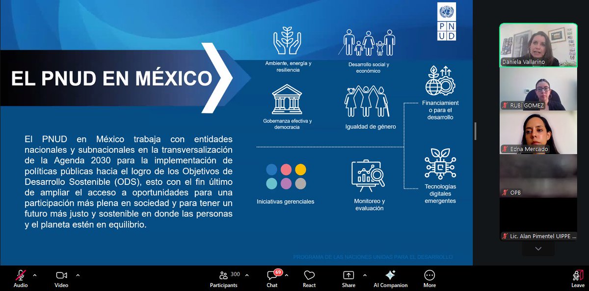 PNUD_Mexico's tweet photo. Participa @PNUD_Mexico en el ciclo de diálogos 2026 con @INAFEDmx  que incluirá 10 sesiones p/acercar a las autoridades locales herramientas, metodologías y  conocimiento que le permita a los municipios fortalecer su papel estratégico en la construcción del desarrollo sostenible. https://t.co/ODxyk7K4GZ