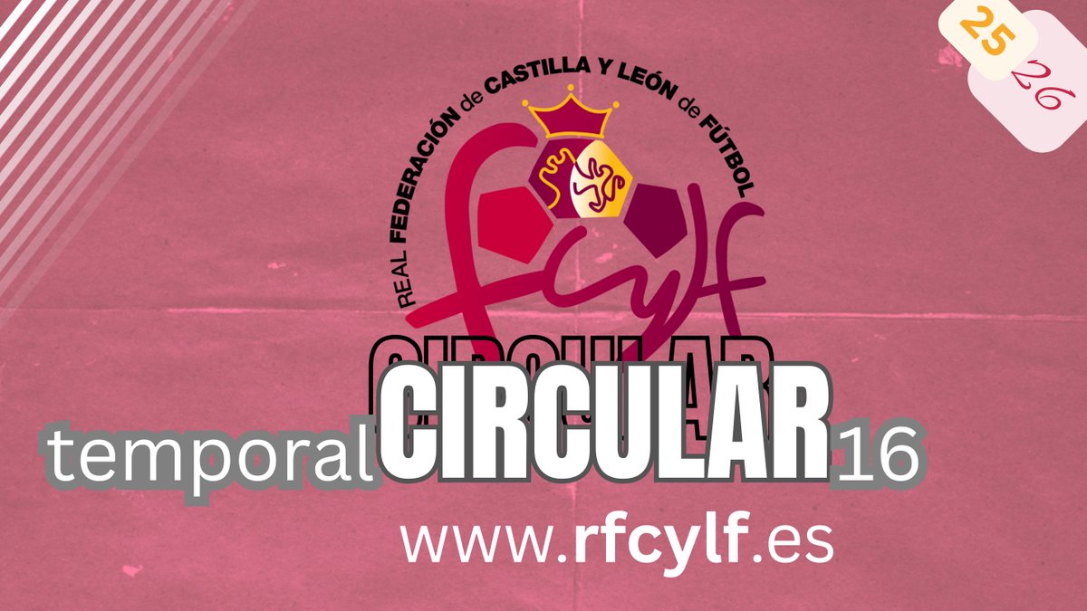 ⚠️𝐓𝐞𝐦𝐩𝐨𝐫𝐚𝐥 de nieve en Castilla y León ❄️
Información sobre 𝐚𝐩𝐥𝐚𝐳𝐚𝐦𝐢𝐞𝐧𝐭𝐨𝐬 <a href="/FCyLF/">RFCYLF</a> 
Circular 16

ℹ️ rfcylf.es/pnfg/NNws_ShwN…