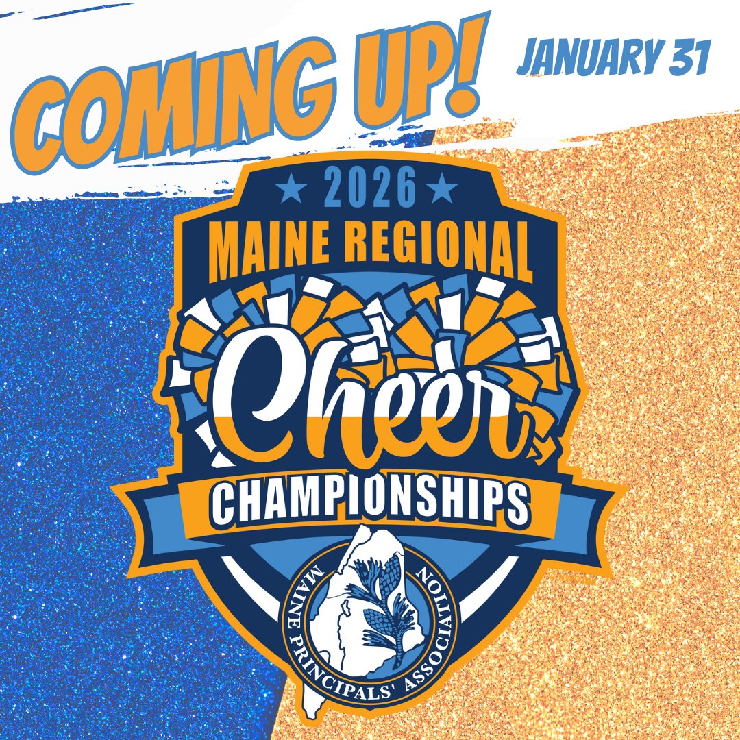 MPA_Sports's tweet photo. 🎉The MPA Regional Cheer Championships are almost one week away!
📅 Saturday, Jan. 31
📍 Sanford High School
🎟️ https://t.co/FJK4ouba9x
Who will you be rooting for? 📣
#mpasports https://t.co/atVdxIsYlZ