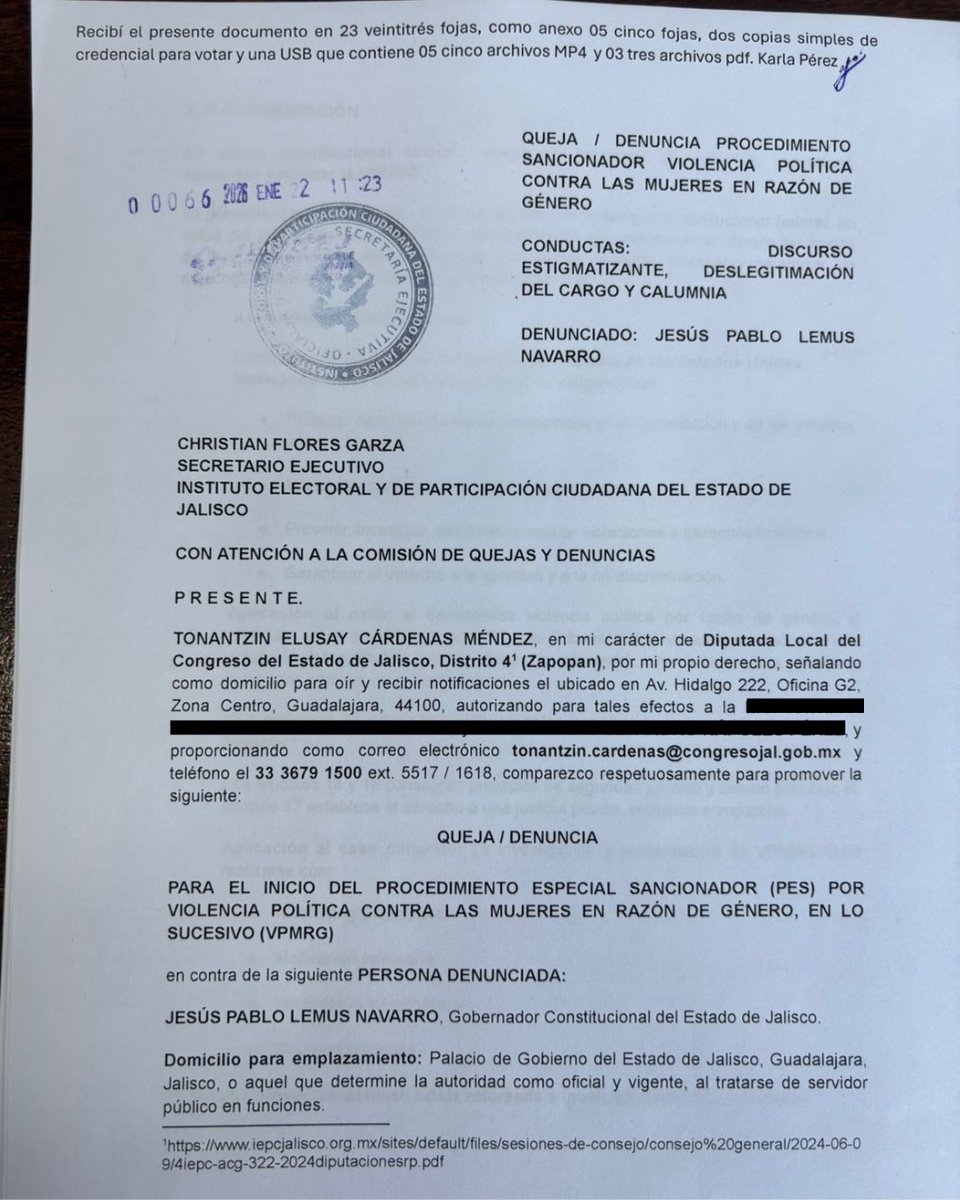Ya interpusimos la denuncia formal ante las autoridades electorales correspondientes. Guardar silencio frente a la violencia no es una opción, y desde aquí no vamos a permitir que se normalice.