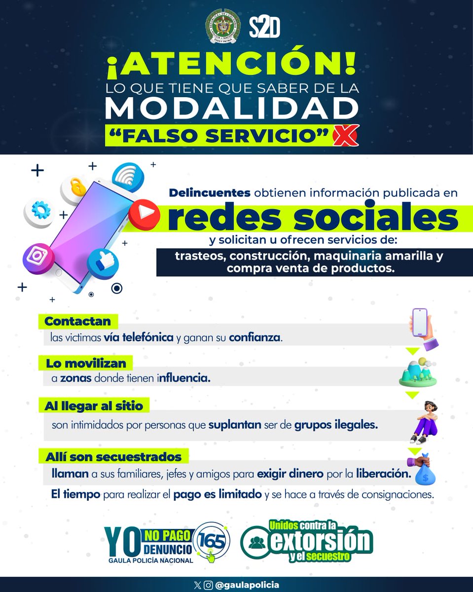 🚨⚠️ Prevención y Seguridad para Nuestra Comunidad ⚠️🚨

La Administración Municipal de Pisba, en cabeza de la alcaldesa Esp. Manuela Pidiache Ruiz, se une al GAULA Boyacá para compartir información clave que ayuda a...

Conoce más detalles aquí 👇
pisba-boyaca.gov.co/noticias/preve…