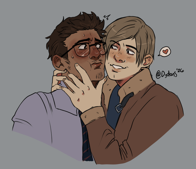 Found a new pen I like :^3

[ #LeonKennedy #DwightFairfield #Dweon ]