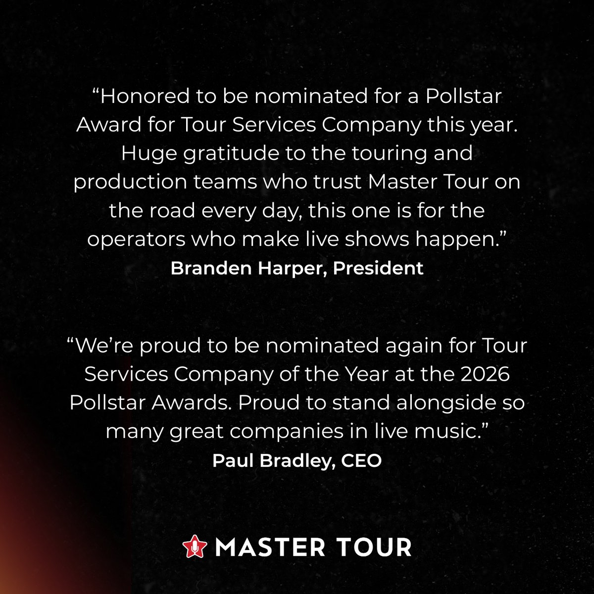 Master Tour tweet media