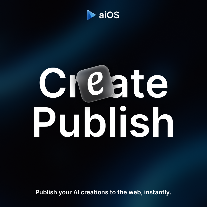 aiOS enables you to create websites &amp; publish them instantly to the web with one button click.

Try now on computer-agents.com