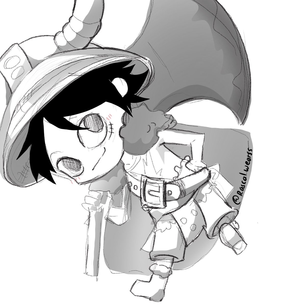 rascalM0's tweet photo. Adivinen quien llegó a Elbaf?!! 
Me faltan 59 capítulos del manga para estar al día (deje 2 años para que avanzara el manga y hoy soy feliz ) ✨
#luffy #onepiece https://t.co/l60JpZ9rBZ