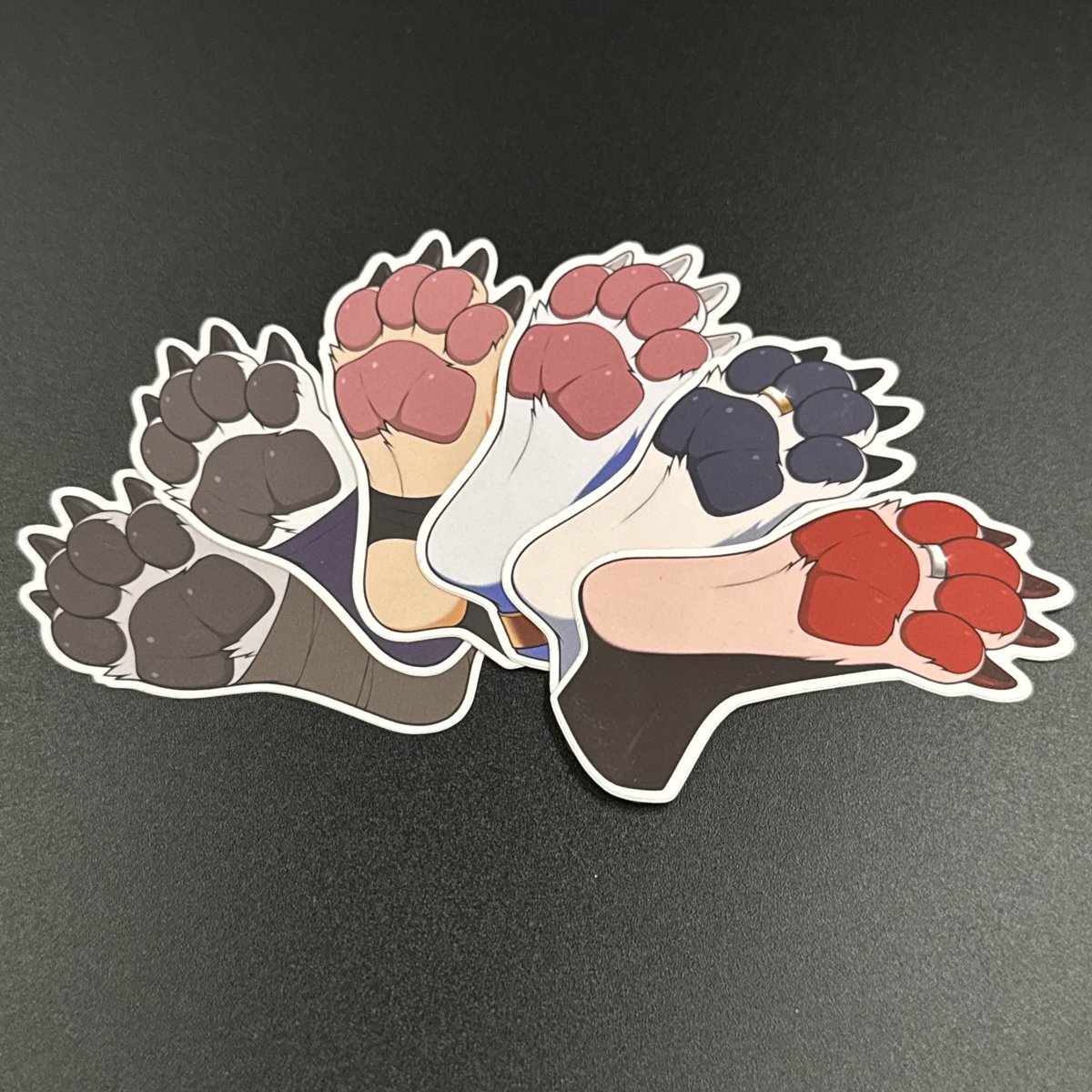Paw stickers 🐾 These will be available for purchase TOMORROW ✨
