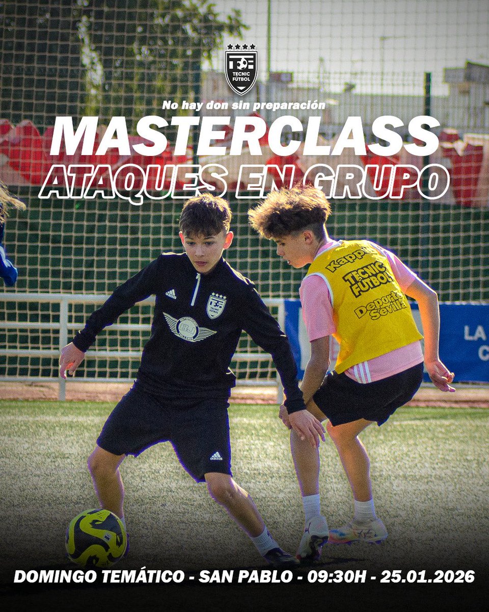 👌🏻🔝 𝑫𝒐𝒎𝒊𝒏𝒈𝒐 𝒕𝒆𝒎𝒂́𝒕𝒊𝒄𝒐 

➡️ Ataques en grupo 

📍 San Pablo

#TECNICFÚTBOL ⚫️⚪️