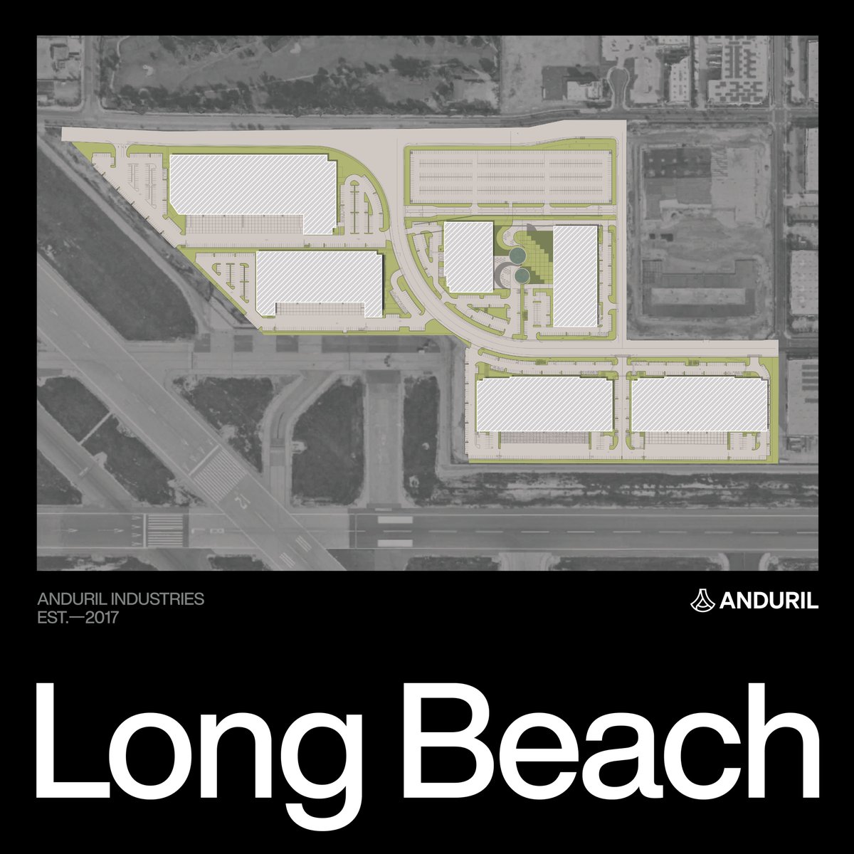 In 2017, Anduril got its start in a small warehouse in Orange County. Today, we're announcing our expansion into a 1.2M sq-ft facility in Long Beach, CA.