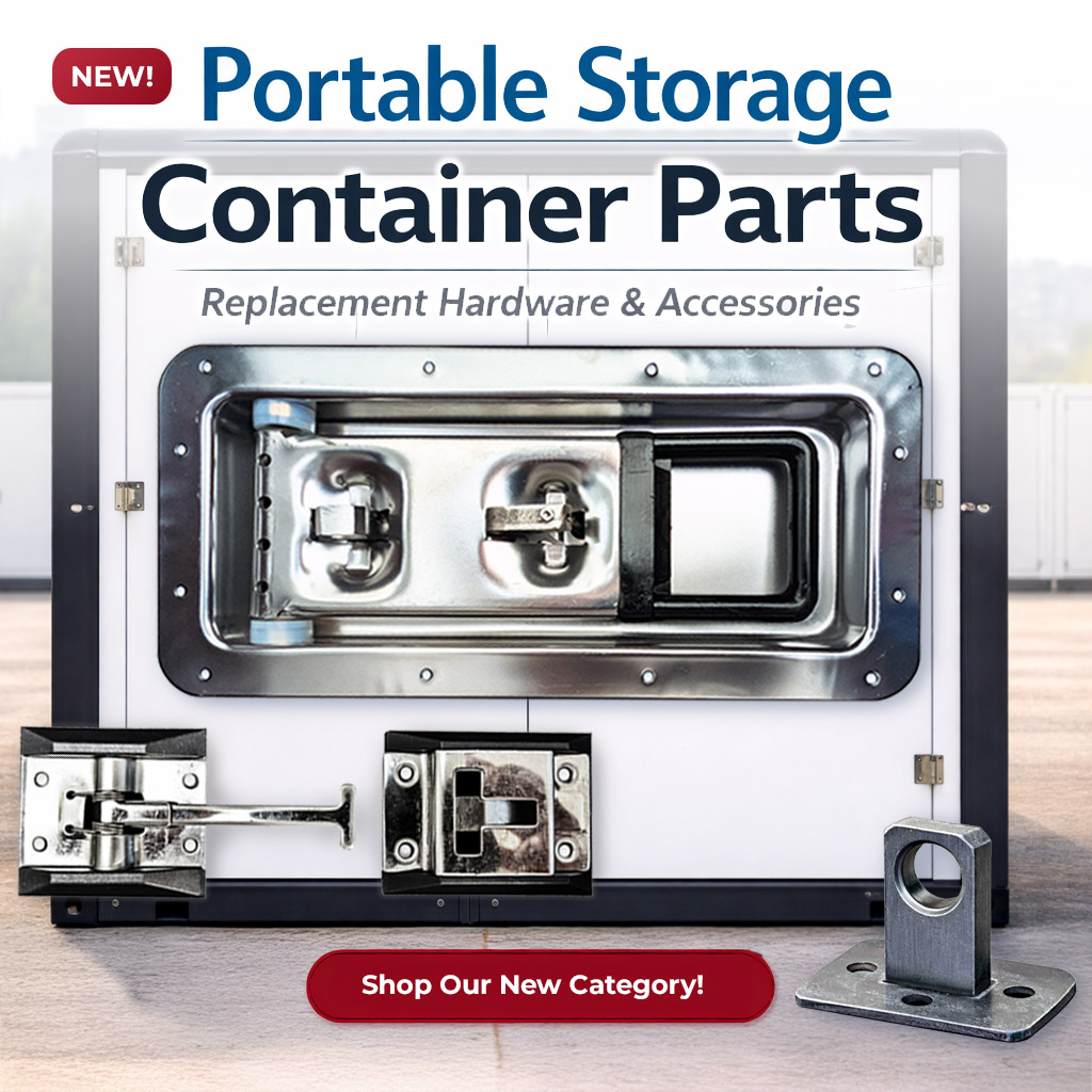 Doors, latches, and hardware take a beating on portable storage containers.

We just launched a new category for replacement parts &amp; accessories.

➡️ Shop: go.af1s.com/portable-stora…

#portablestorage #facilitymaintenance #maintenanceandrepair #fieldservice #storagerepair #boxwell