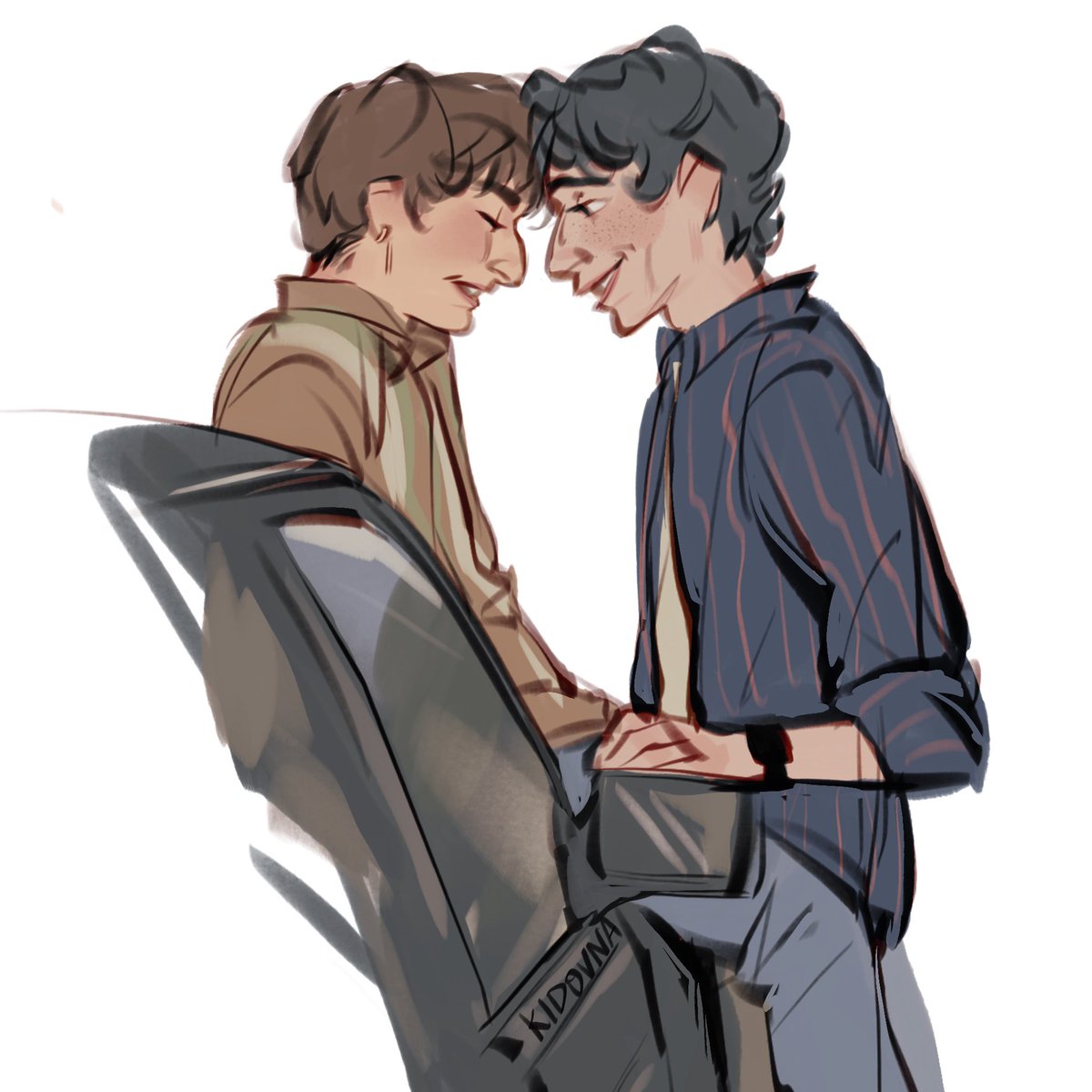 kidovna's tweet image. mike with his two favourite companions - will byers, and the second hand 1985 bmw m5 he got the summer before college #byler