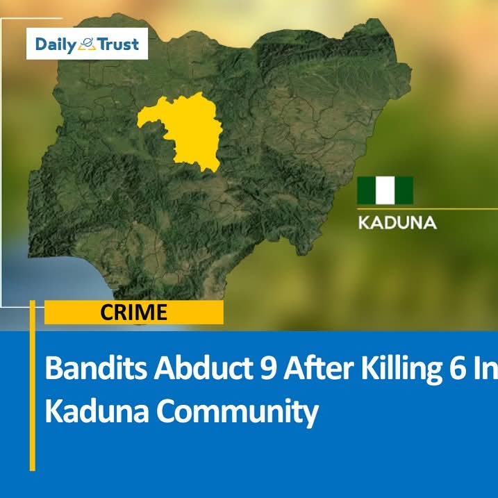 timmosion's tweet photo. KADUNA AGAIN: Bandits have abducted nine people, including three children, just hours after killing six persons in the Akwondo community of Kachia LGA, Kaduna State.

Source:  https://t.co/39sEKmzhIg https://t.co/VrQDejNFIg