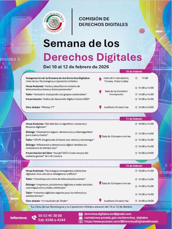 Comisión de Derechos Digitales, Senado tweet media