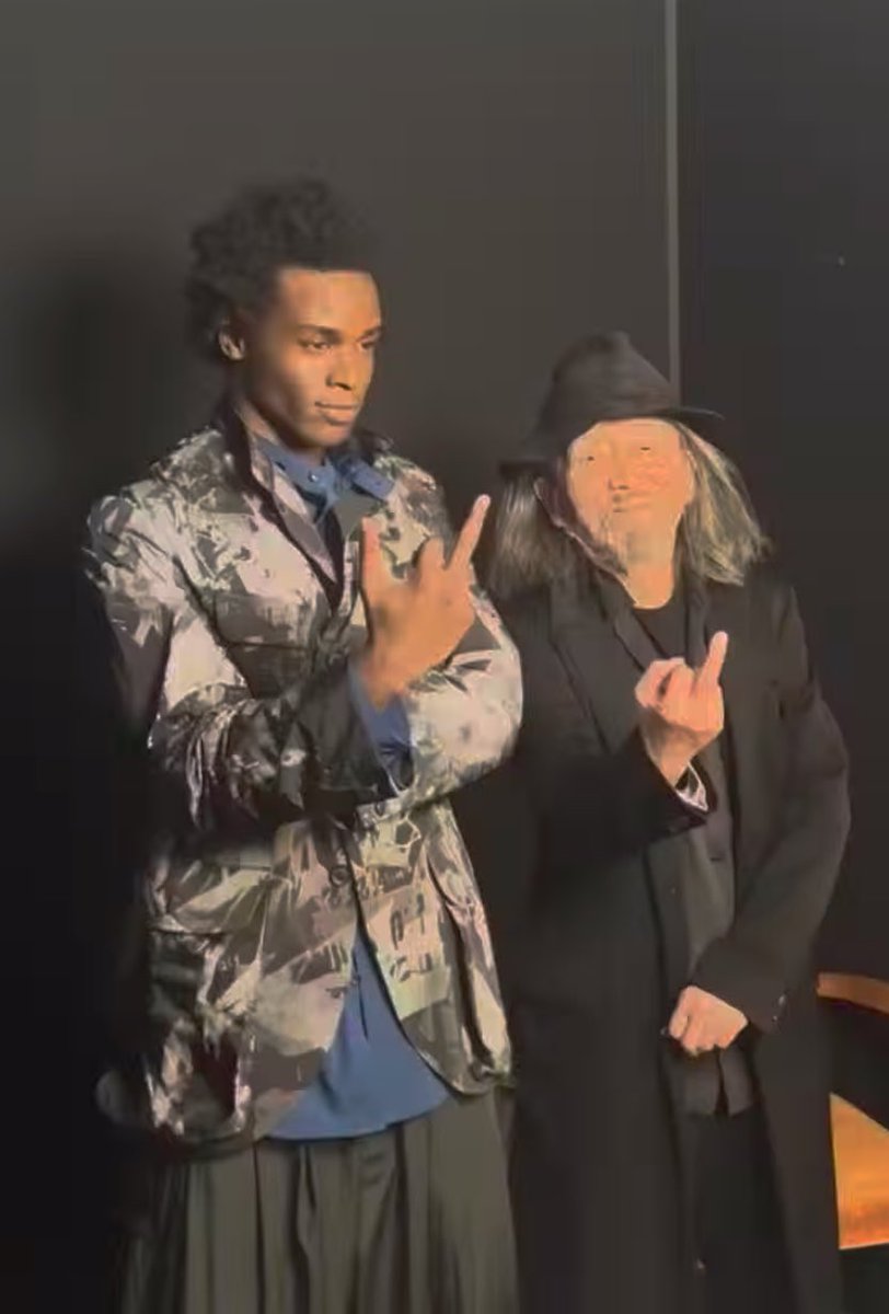 Jolagreen23 et Yohji Yamamoto aujourd’hui à Paris