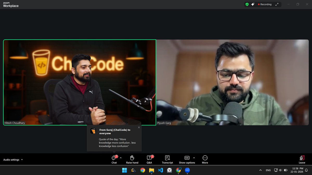 rahulxjaiswal's tweet photo. Finished today’s class on advanced Git concepts.
Went through forks, pull requests, remote repos, branching, merging, and rebase.
Also had some really good tech discussions along the way.

@Hiteshdotcom @piyushgarg_dev @nirudhuuu @ChaiCodeHQ  #chaicode https://t.co/fOUJxhCQ3O