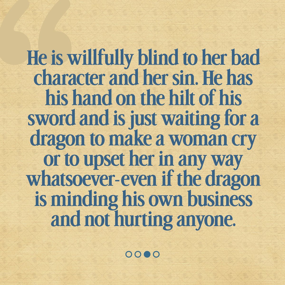 New_Christendom's tweet image. “The white knight is often a pastor who has unknowingly embraced feminism and who will defend the reviling wife to the bitter end.” - @DavidEdgington