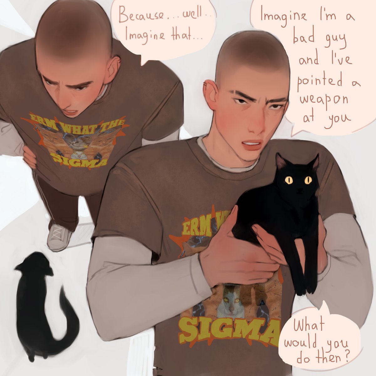 Sasha_SK_art's tweet image. Jay is too old to fight