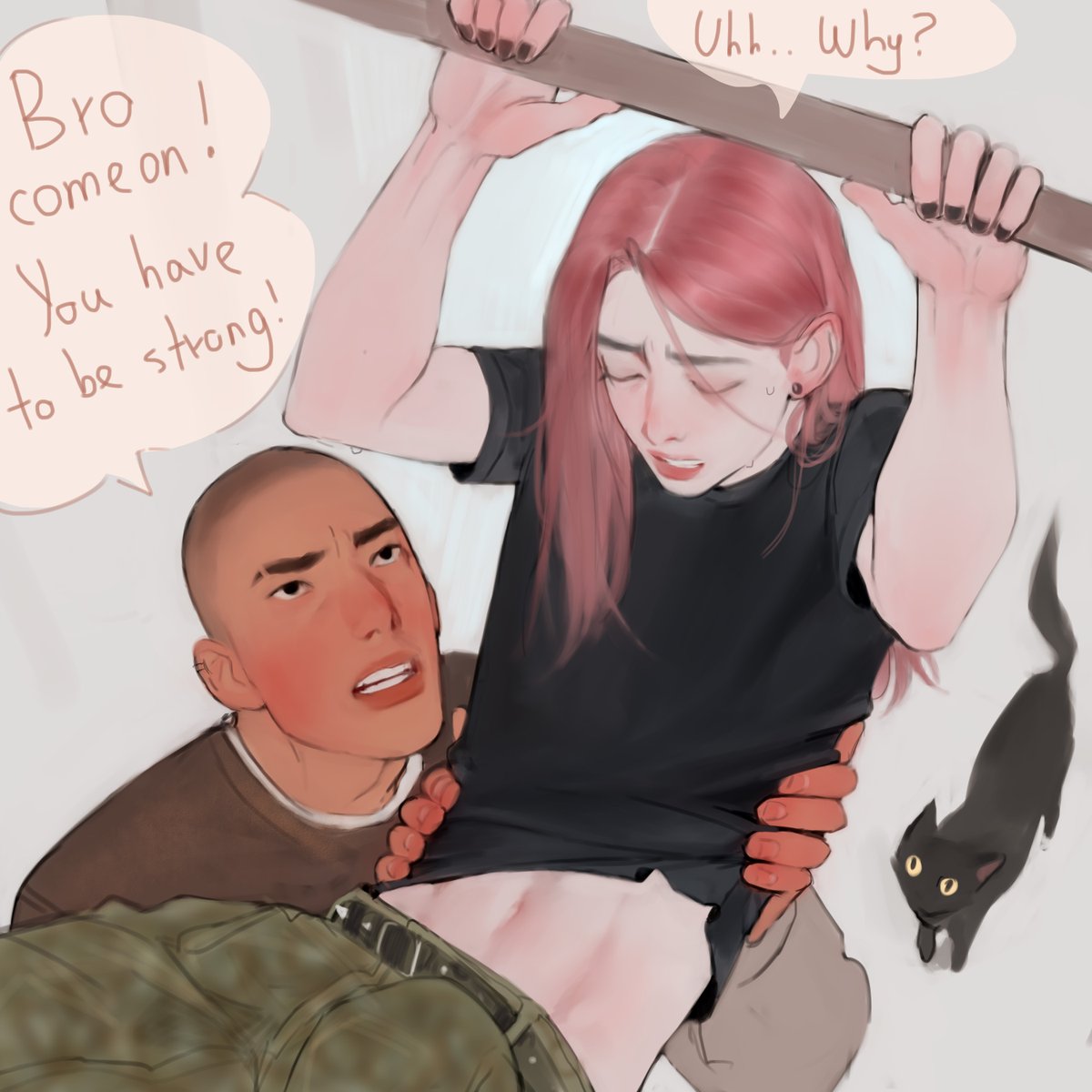 Sasha_SK_art's tweet image. Jay is too old to fight