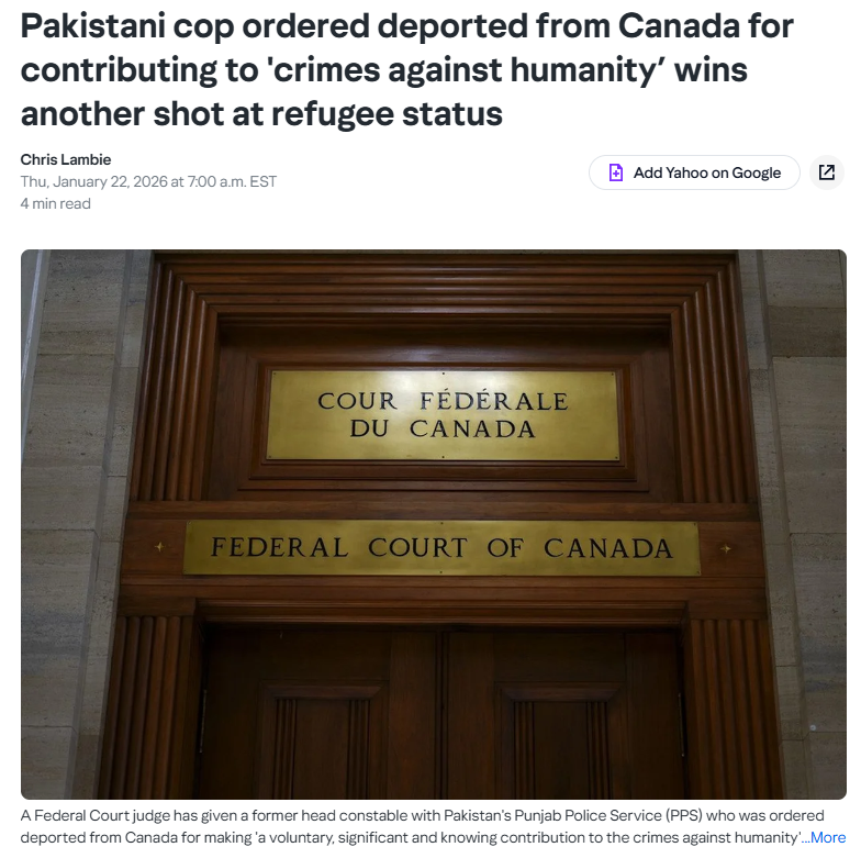 Grape, torture and extrajudicial killing are Canadian values now 🤦‍♂️