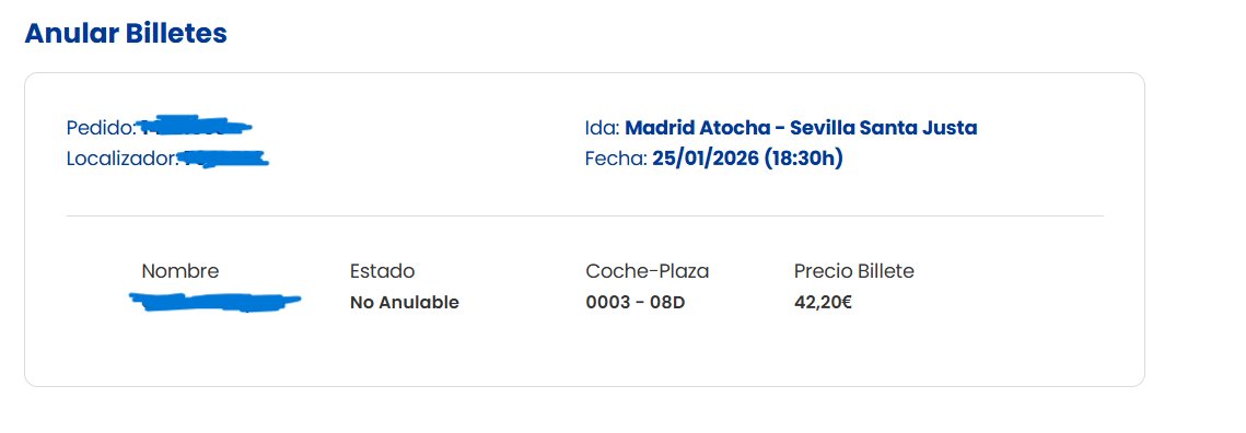 tv7ybini's tweet photo. @Renfe Ya he solicitado pero me pone esta pantalla y no me deja avanzar https://t.co/DxvwZaNWkK