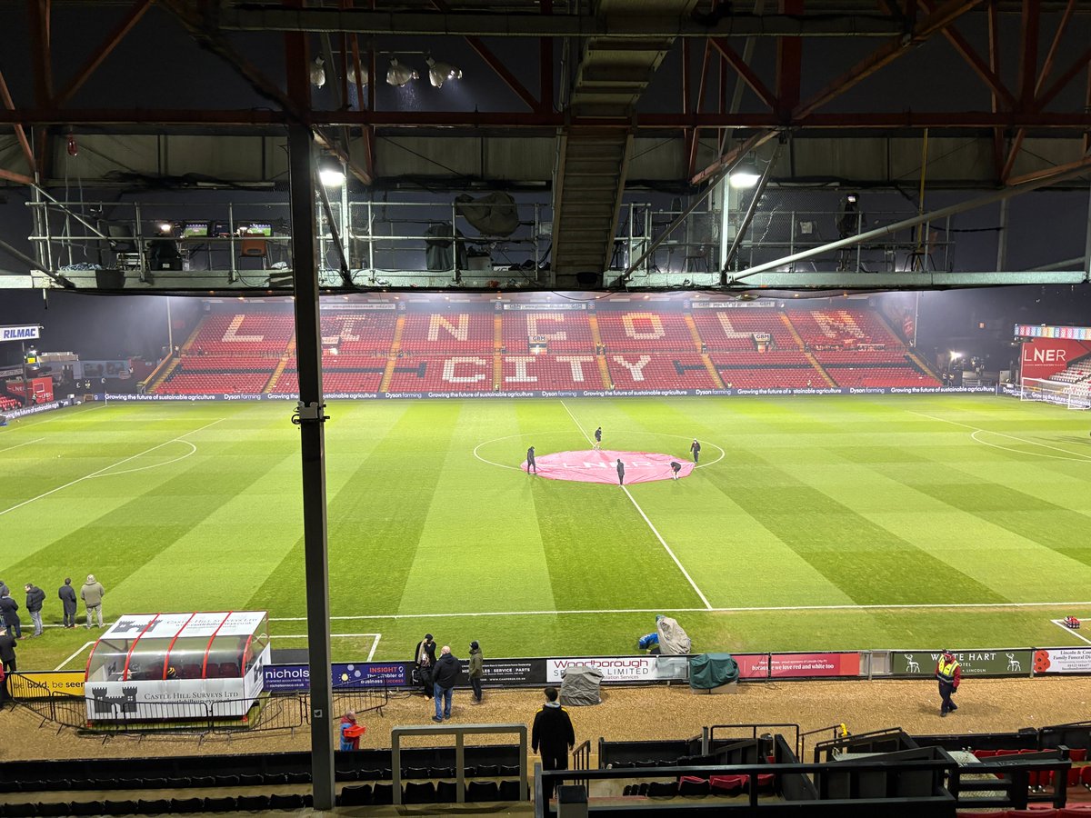 LincSport's tweet photo. We're here at the LNER Stadium the first of two consecutive home games for Lincoln City; Burton Albion tonight's visitors.

Stay tuned for live updates and reaction.

#WeAreImps #BAFC #LINBUR https://t.co/x78L8nYox2
