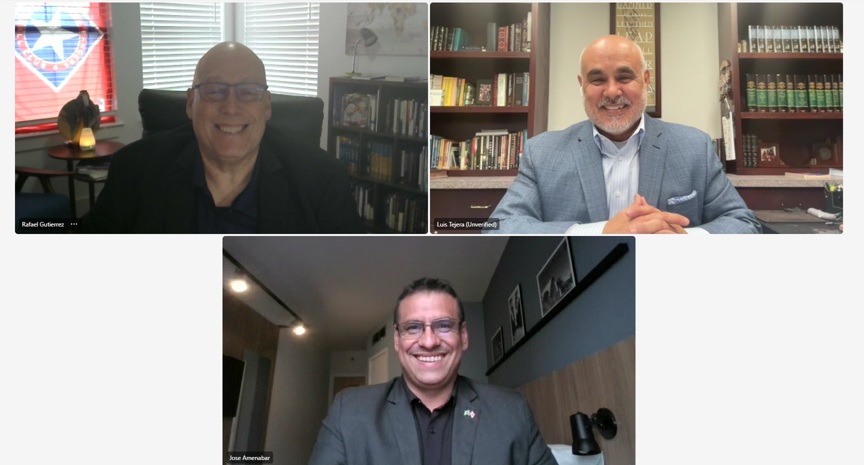 ¡Felicidades a José Amenabar! Hoy defendió exitosamente su disertación titulada: "IMPLEMENTACIÓN DE UN PROGRAMA DE PATERNIDAD BÍBLICA PARA INMIGRANTES HISPANOS EN LA IGREJA BATISTA ALAMEDA, BRASIL."

Primer lector: Dr. Rafael Gutiérrez
Segundo lector: Dr. Luis Tejera