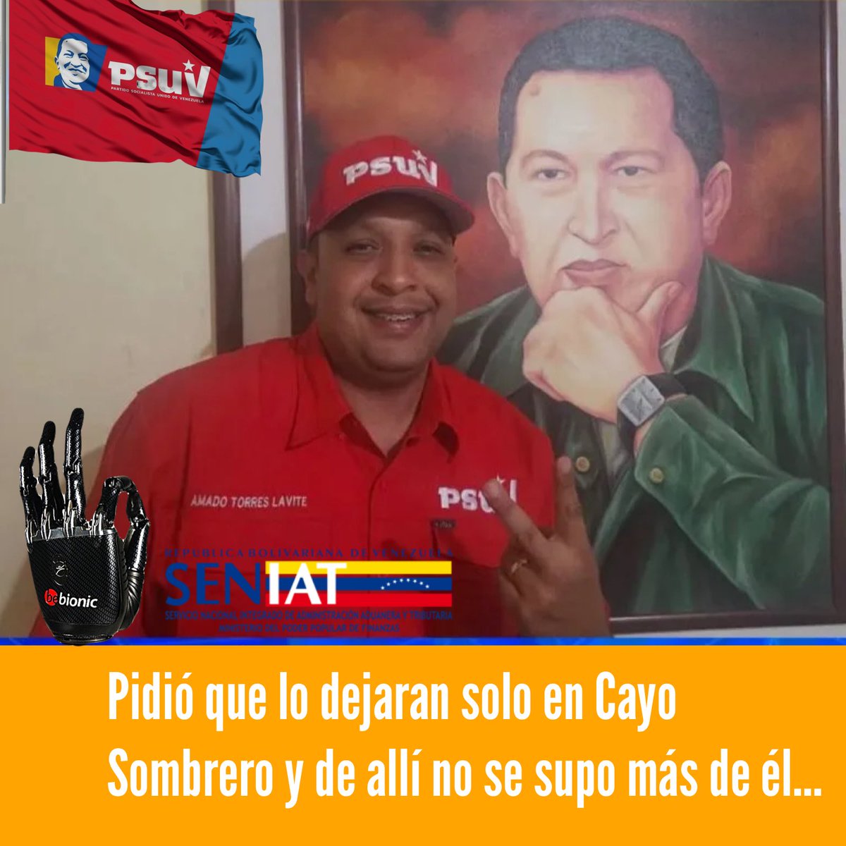 Más allá del hallazgo de Amado José Torres Lavite PSUV, exalcalde de Cocorote, en las inmediaciones de Cayo Sombrero, lo que más comentarios ha generado es un detalle que no pasa desapercibido: él mismo pidió que lo dejaran completamente solo en la isla.

Torres Lavite, de 42