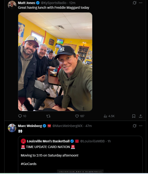 BreckCountyGOP's tweet image. The algorithm knows what's happening around here. iykyk @KySportsRadio