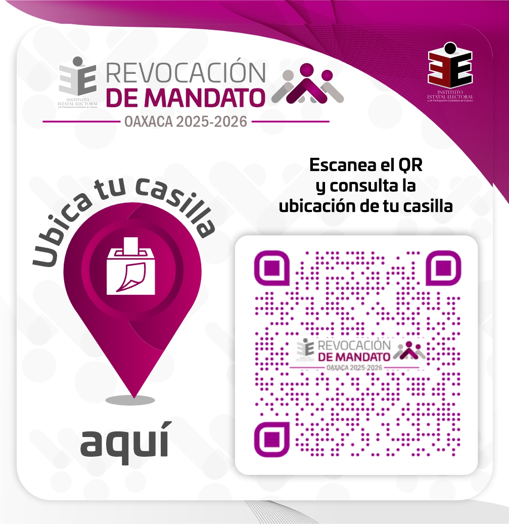 IEEPCO's tweet photo. 🤔¿Sabes dónde se ubica tu casilla para la #RevocacióndeMandato?

📍🗳️Consulta aquí https://t.co/KyyFAsG0IO el distrito local, municipio, sección electoral, tipo de casilla y el domicilio donde estará instalada. https://t.co/wUnxISu1GQ
