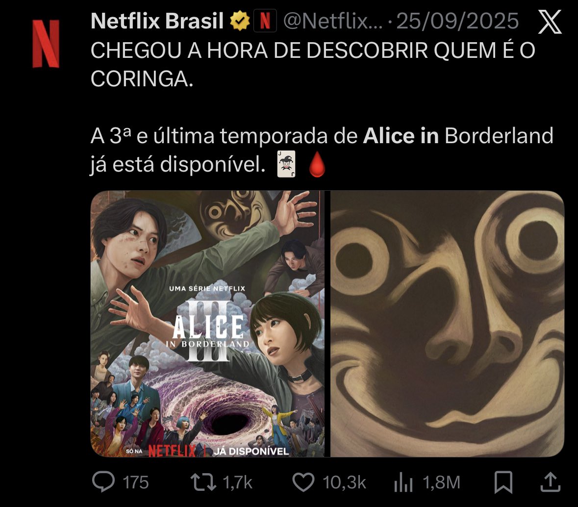 streammelier's tweet photo. A terceira temporada sendo divulgada como a última desde o lançamento https://t.co/vZDmlek9FY