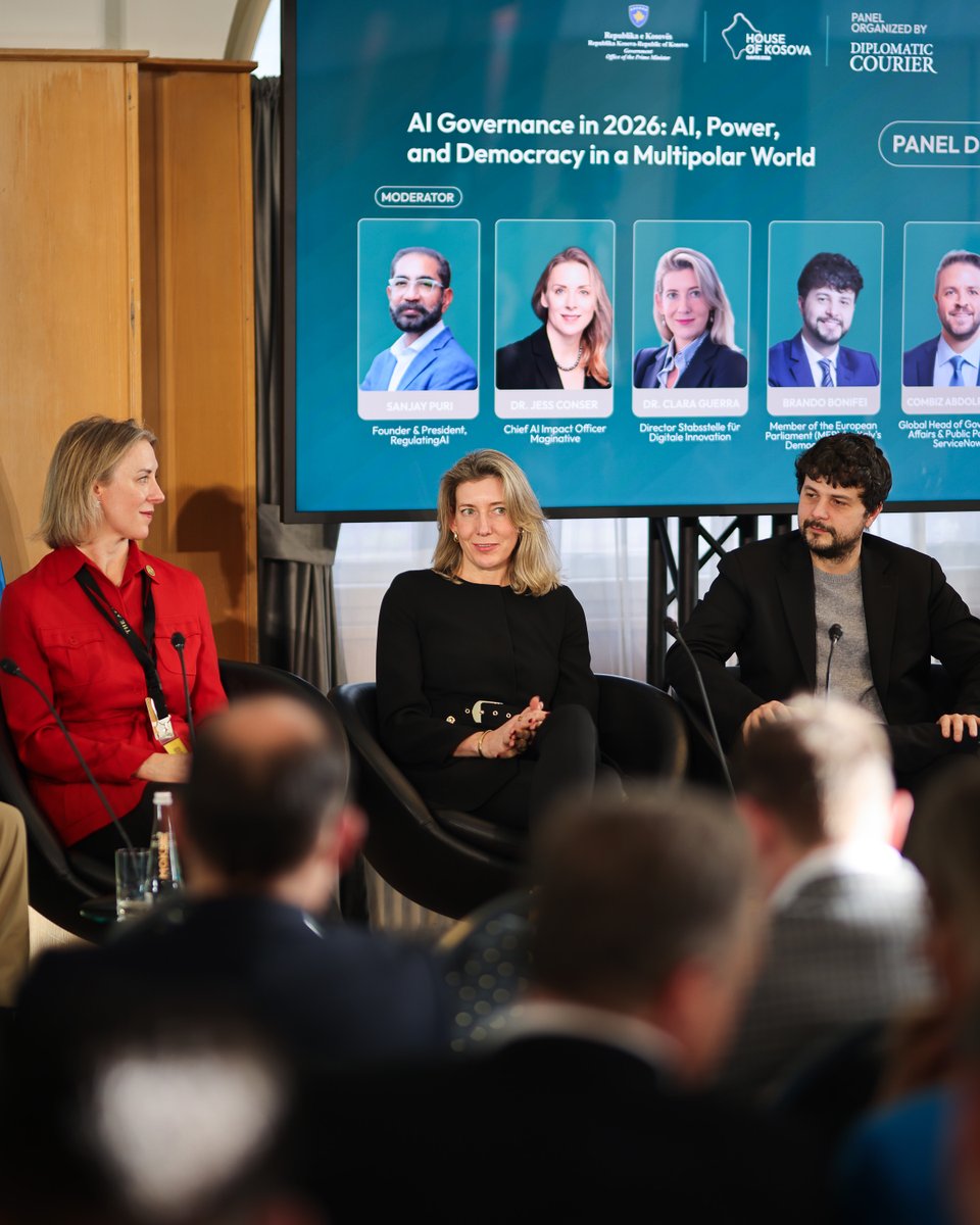 Bringing together voices from policy, technology, and global governance, House of Kosova hosted a panel on AI Governance in 2026, exploring AI, power, and democracy in a multipolar world.
