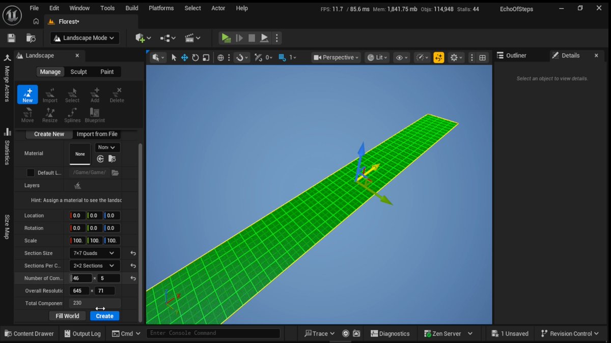 ttobi1200's tweet photo. My Crash-like dev journey starts now! Focus on the gameplay foundations:

- Terrain: Sculpted for immersion
- Obstacles: First traps &amp; collision tests
- Camera: Classic platformer feel

The start is here!

#UE5 #Gamedev #BuildInPublic #EchoOfSteps #IndieDev https://t.co/5YL4l3GrRL