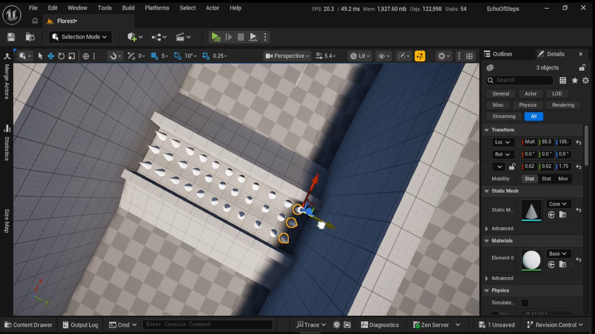 ttobi1200's tweet photo. My Crash-like dev journey starts now! Focus on the gameplay foundations:

- Terrain: Sculpted for immersion
- Obstacles: First traps &amp; collision tests
- Camera: Classic platformer feel

The start is here!

#UE5 #Gamedev #BuildInPublic #EchoOfSteps #IndieDev https://t.co/5YL4l3GrRL